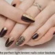 How to Get the Perfect Light Brown Nails Color Backstageviral.com