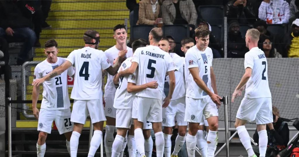 England National Football Team vs Slovenia National Football Team Lineups