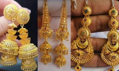 Bridal Gold Jhumka Design: The Perfect Earrings for Your Special Day