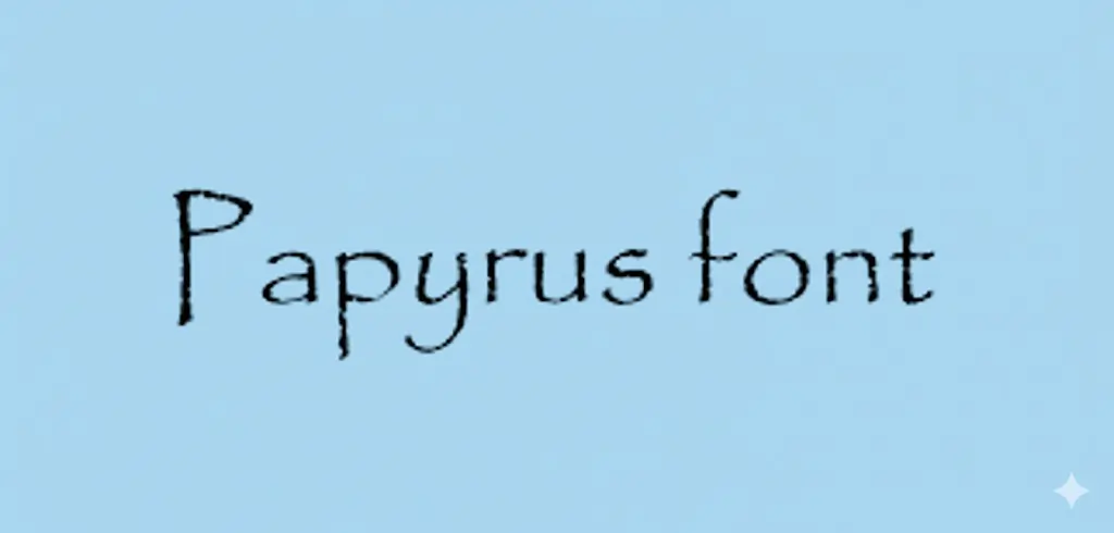 Papyrus Font A Deep Dive Into Its Legacy, Uses, Why It Divides Designers
