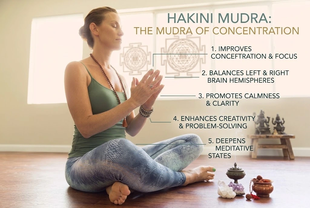 Hakini Mudra Benefits