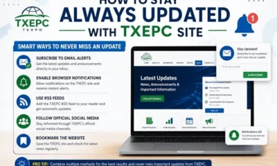 how to stay always updated with TXEPC site