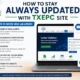 how to stay always updated with TXEPC site